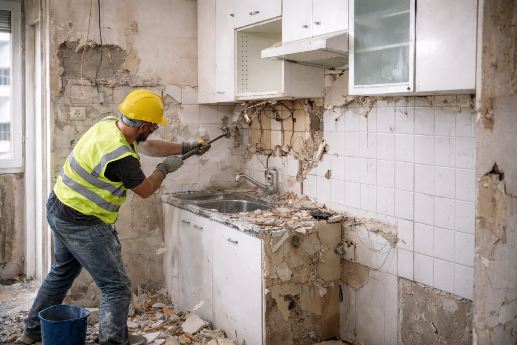 Strippen en demontage